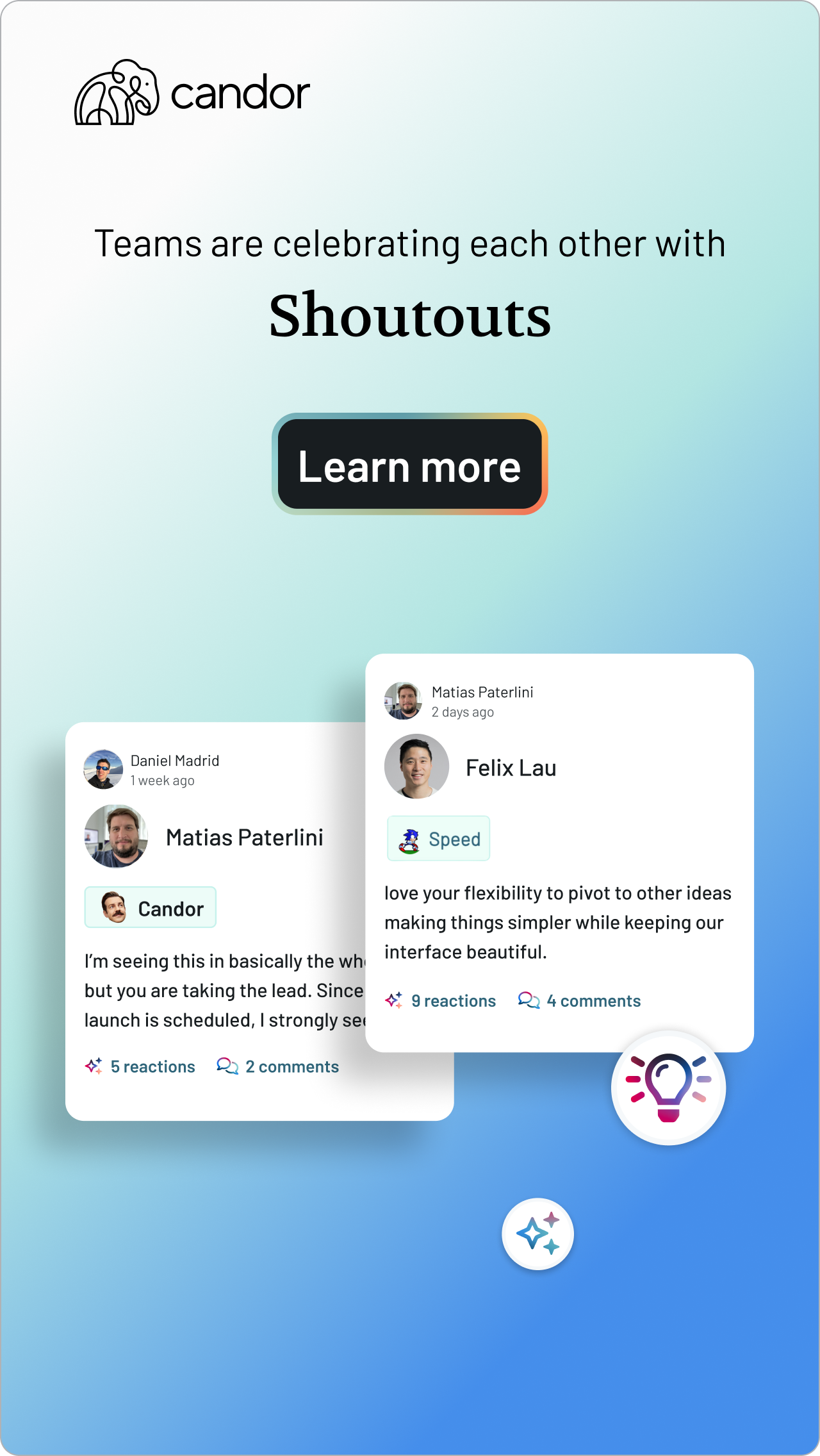 Set up Shoutouts Mission on Candor